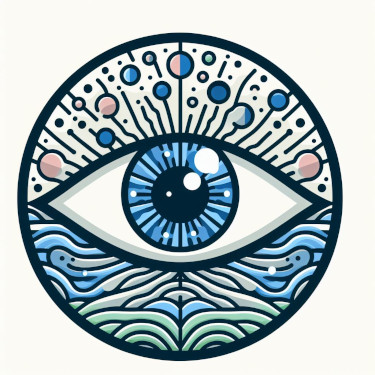 An eye to represent Eye Movement Desensitisation and Reprocessing (EMDR).